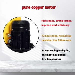 夢田電機工業グレードエポキシ床セメント地面無塵研削機（古い塗料硬化、テラゾ用） - Product Image 3