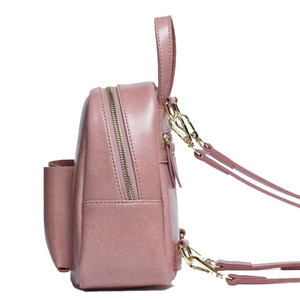 <span class=keywords><strong>Zaino</strong></span> in Pelle PU Stile Vintage <span class=keywords><strong>Beige</strong></span> per <span class=keywords><strong>Donna</strong></span>, Leggero e Resistente con Tasca con Cerniera per Pendolarismo Quotidiano e Viaggi - Product Image 3