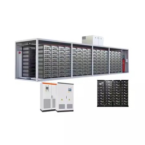 Système de stockage d'énergie solaire LiFePO4 personnalisable avec refroidissement liquide pour utilisation hors réseau dans un conteneur - Product Image 1