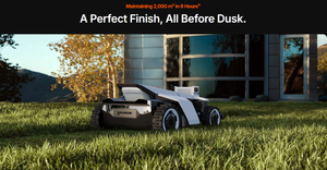 <b>Wire</b>-Free Cordless 4WD Robotic Lawn Mower 3-Frequency RTK Auto Mapping Vision Fence App Control 17" Cutting Width IP66 Navimow X - Product Image 2