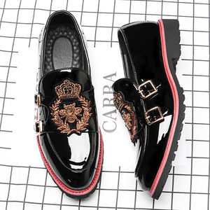 Chaussures habillées pour hommes en cuir véritable, mocassins, nouvelle collection 2024, design tendance, vente chaude - Product Image 2