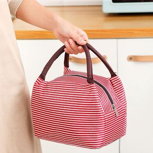 Sac isotherme portable pour le déjeuner, sac à lunch en aluminium épais, sac bento portable pour les employés de bureau, les écoliers - Product Image 5