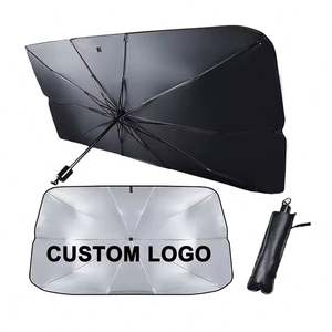 Custom Logo UV Protection <b>Sun</b> Shade Umbrella for Windshields of Various <b>Car</b> Models Windshield Portable <b>Car</b> Foldable Sunshades - Product Image 1