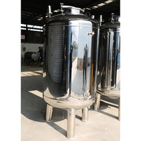 Mini petit réservoir d'eau stérile d'acier inoxydable du stockage 304 de l'équipement industriel 1000L de conteneur d'eau de débit