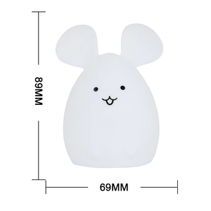 ไฟกลางคืน LED เปลี่ยนสีได้หลากสีสำหรับเด็กในห้องนอนห้องน้ำไฟกลางคืนทำจากซิลิโคนน่ารัก - Product Image 6