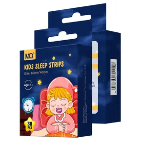 30 comprimés/boîte d'autocollants médicaux non tissés de correction du souffle des enfants Advanced Mild Lip Band Sleep Stop ronflement