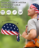 Durags et foulards Do Rag pour hommes, anti-transpiration, rafraîchissants, bandanas, doublures de casque pour le cyclisme et la moto