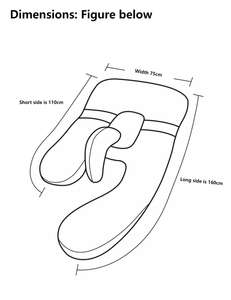 Oreiller de <span class=keywords><strong>grossesse</strong></span> en forme de G côté <span class=keywords><strong>dormir</strong></span> oreiller de maternité pour les femmes enceintes soutien du <span class=keywords><strong>ventre</strong></span> <span class=keywords><strong>coussin</strong></span> de taille - Product Image 5