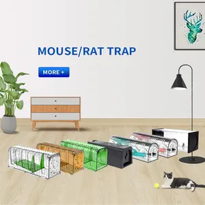 İnsani yakalama ve serbest bırakma fare tuzağı güvenli evcil hayvanlar için insanlar ve çocuklar için hiçbir kimyasal kapalı kemirgen kontrolü canlı sıçan fare kapanı