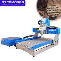 Routeurs à bois 3 axes Stepmores Factory 6040 600*400mm, mini routeur CNC de bureau, machine de fraisage et de gravure pour métal, laiton, aluminium