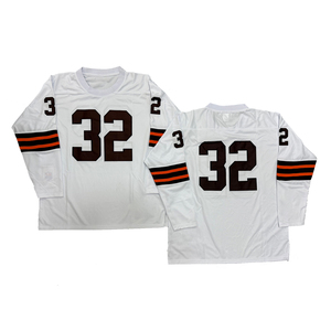 Camiseta de rugby cosida de estilo vintage para hombre 19 Bernie Kosar 32 Jim <span class=keywords><strong>Brown</strong></span> 73 <span class=keywords><strong>Joe</strong></span> Thomas S - 3XL - Product Image 3
