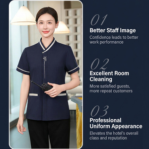 Uniforme Professionale per <span class=keywords><strong>Pulizie</strong></span> in Ospedali, Case <span class=keywords><strong>di</strong></span> Cura, Centri Commerciali, Aeroporti, Scuole, Servizi <span class=keywords><strong>di</strong></span> Pulizia con Logo Personalizzato - Product Image 5