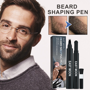 Kit de stylo de remplissage de <span class=keywords><strong>barbe</strong></span> 3 en 1 East Moon avec brosse, outil de façonnage et d'entretien de la <span class=keywords><strong>barbe</strong></span> pour hommes, aspect naturel, logo personnalisé, vente en gros - Product Image 3
