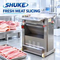 Machine à trancher la viande fraîche avec fonction de retrait de la peau de porc