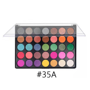 35 Color <strong>EyeShadow</strong> No Logo Wholesale High Pigmented <strong>Makeup</strong> <strong>Eyeshadow</strong> Palette - Product Image 1