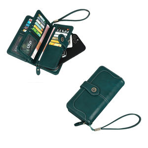 <span class=keywords><strong>Portafoglio</strong></span> lungo da <span class=keywords><strong>donna</strong></span> in pelle sintetica <span class=keywords><strong>blu</strong></span> da <span class=keywords><strong>donna</strong></span> pochette con cerniera graziosa con cinturino da polso portafogli portamonete da <span class=keywords><strong>donna</strong></span> alla moda - Product Image 4