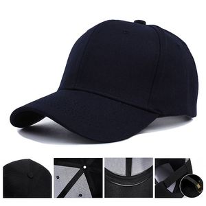 100% Cotton Baseball Hats With Custom Embroidery Logo Outdoor 6 Panel Baseball Cap Wholesale Men's Adjustable Sports Trucker Cap - Product Image 2