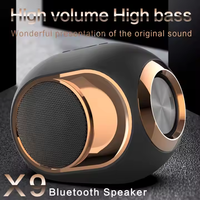 Musique extérieure de haute qualité Bt5.0 haut-parleur étanche X6 carte Audio Aux sans fil Mini métal petit haut-parleur Tws