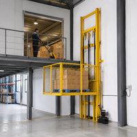 Plateforme élévatrice hydraulique électrique à faible coût, petit élévateur de marchandises, palan électrique pour entrepôt domestique
