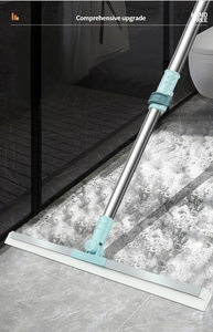 <span class=keywords><strong>Balai</strong></span> de nettoyage en silicone, raclette anti-poussière, raclette à double usage (humide et sec) pour sols et vitres, idéale pour le nettoyage des salles de bain et des douches domestiques - Product Image 6