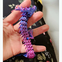 Figurines de dragon chinois imprimées en 3D OEM, ornements, cadeaux, figurines faites à la main, commande en gros personnalisée, fabricant en gros