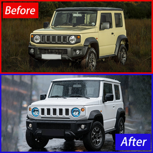สำหรับ Suzuki Jimny 2018-2025 ชุดไฟหน้ารถยนต์ อัพเกรด LED คุณภาพสูง พร้อมเอฟเฟกต์สตาร์ทอัตโนมัติ อุปกรณ์ตกแต่งรถยนต์ แบบเสียบปลั๊กใช้งานได้ทันที - Product Image 2