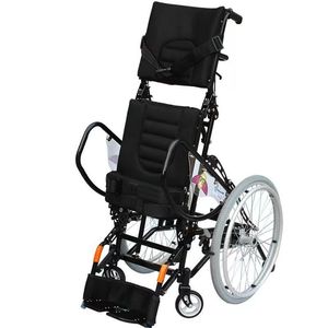 Fauteuil roulant manuel Taih Black Hawk 2520 portable pour personnes handicapées, personnes âgées, voyages et soutien à la mobilité - Product Image 5