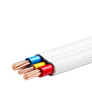 สายแบน 3x4 มม. ทองแดงแท้ ฉนวนพีวีซี สายถัก สำหรับงานอาคาร 220V IP40 - Product Image 5