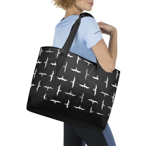 Hawaii Cooler Tote Custom Print Iwa Birds Design Nylon Waterproof Single Shoulder Insulated Grocery Cooler Bag with Logo - Product Image 6