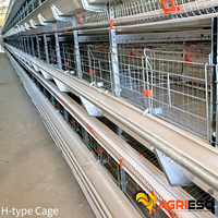 Agrieso Z275 Acier inoxydable galvanisé à chaud pour cage clé en main pour poulets de chair et poules pondeuses