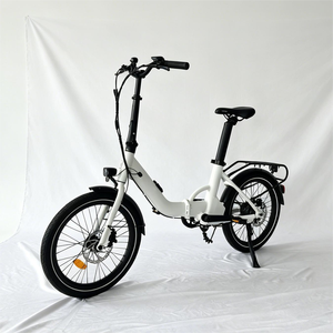 Bicicleta <span class=keywords><strong>El</strong></span>éctrica Plegable Portátil sin Escobillas con Asistencia al Pedaleo, Blanca, para Conexión con <span class=keywords><strong>el</strong></span> <span class=keywords><strong>Metro</strong></span>, Compras, Paseos Urbanos y Ocio - Product Image 1