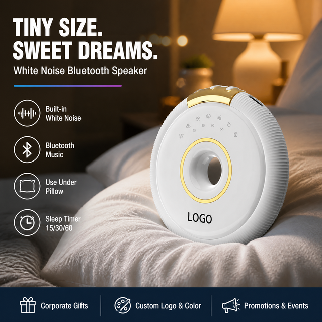 Bone Conduction Bluetooths Sleep Speaker White Noise Pillow Sound Machine Mini Wireless Speaker