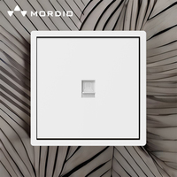 Prise murale standard CE Eu Interruptores de haute qualité 80*80 grand interrupteur mural prise d'ordinateur