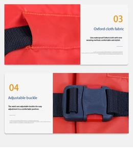 เสื้อชูชีพลอยน้ำสะท้อนแสงสำหรับผู้ใหญ่เสื้อชูชีพสะท้อนแสง190n - Product Image 5
