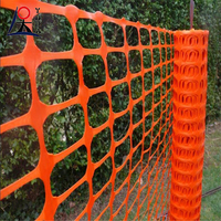 Clôture de sécurité en plastique HDPE durable 100GSM 150GSM, filet de barrière en plastique orange, grille de signalisation