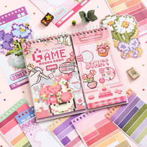 Libro de Pegatinas de Rompecabezas de Píxeles con Temática de Juegos SIMNO 2.0, Encuadernación en Espiral, Kit de Pegatinas de Arte Retro para <span class=keywords><strong>Juego</strong></span> Creativo - Product Image 4