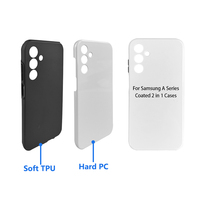 Coque de téléphone vierge par sublimation pour Samsunng A14 5g 3d 2 en 1 coque de téléphone par sublimation pour Samsunng A54