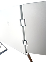 Nuevo Monitor Triple con Pantalla IPS FUD 1080P de 15.6 Pulgadas, USB-C, HDMI, HDR, Plegable, para Juegos de PC, Compatible con Windows, Mac y Android, Plug&Play