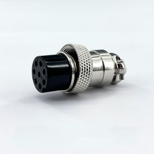 Conector Circular de Aviación GX16 de 16M, 2-10 Pines, para Montaje en Panel, con Contacto de Cobre, IP55, Terminación por Soldadura - Product Image 4