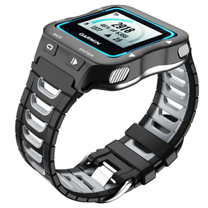Bracelet pour <span class=keywords><strong>Garmin</strong></span> <span class=keywords><strong>Forerunner</strong></span> <span class=keywords><strong>920XT</strong></span> Bracelet de montre de remplacement Double couleur Bracelet en silicone Bracelet de sport souple Bracelet en caoutchouc - Product Image 2