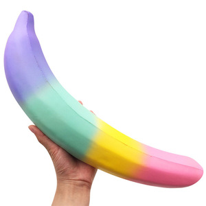 Slow-rebound Oversized PU Rubber Banana Stress-relief Toy Venting Simulation Ornament Fruit Model Gift - Product Image 4