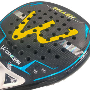 Raqueta de Tenis y Pádel Personalizable 3K 12K 18K 24K con Funda de Silicona y Red de Nailon 27x45cm 360g - Product Image 3