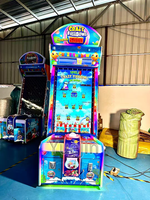 Machine de jeu vidéo d'arcade de réservoir de poissons fou à pièces armoire en métal langue anglaise Type de boxe échange de billets divertissement