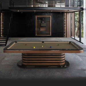 Table de <span class=keywords><strong>billard</strong></span> et de snooker en bois massif de 8 pieds, neuve, pour usage domestique - Product Image 6