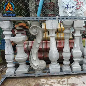 Hot sell decorative plastic concrete baluster mold for cement