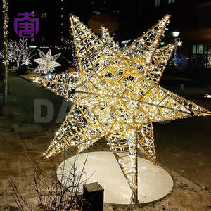 Arco de Estrella 3D Impermeable para Exteriores, Decoración Navideña para Exteriores, Iluminación LED Personalizada IP65 - Product Image 3