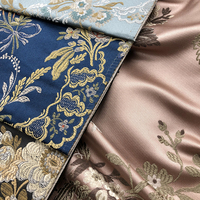 Tissu de rembourrage haute densité à motif chinois, Jacquard teint, housse de coussin de canapé