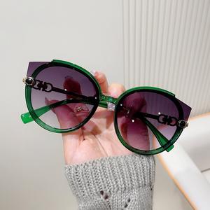 Gafas de Sol de celebridades en línea para mujer Street <span class=keywords><strong>Beat</strong></span> TIDE Disco gafas de sol de playa a prueba de rayos UV verano personalidad moda cara pequeña - Product Image 6