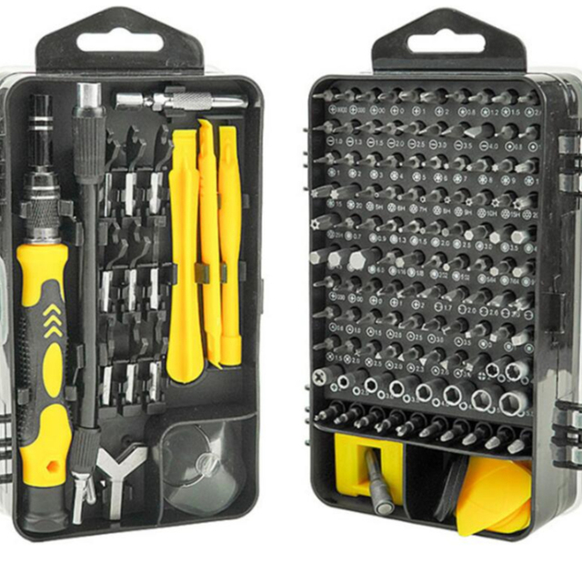138 in 1 Professional Magnetic Electronics Phone Repair Tool Kit Precision Screwdriver Bit Set With Screw Extractor