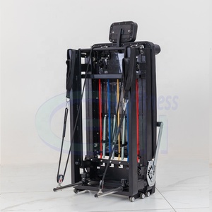 Machine de Reformer Pliante en Acier Portable et Facilement Transportable avec Plateforme de Saut, Capacité 180 kg, Écologique - Product Image 4